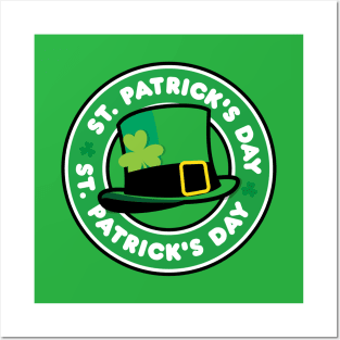 St Patrick's Day Leprechauns Hat Posters and Art